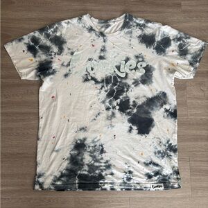 Cookies Black and White Tie-Dye Men's Shirt